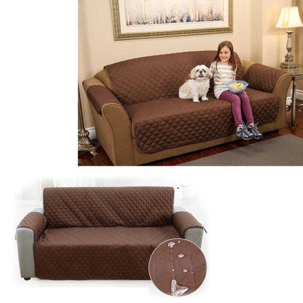 Capa Protetora Sofa Pet Cachorro Gato Bebida Comida 4 Lugares - 3