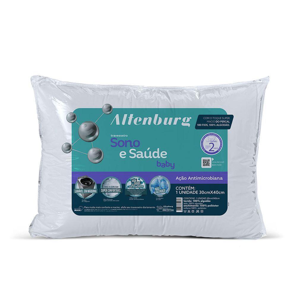 Travesseiro Altenburg Sono E Saúde Baby - 30cm X 40cm - 1