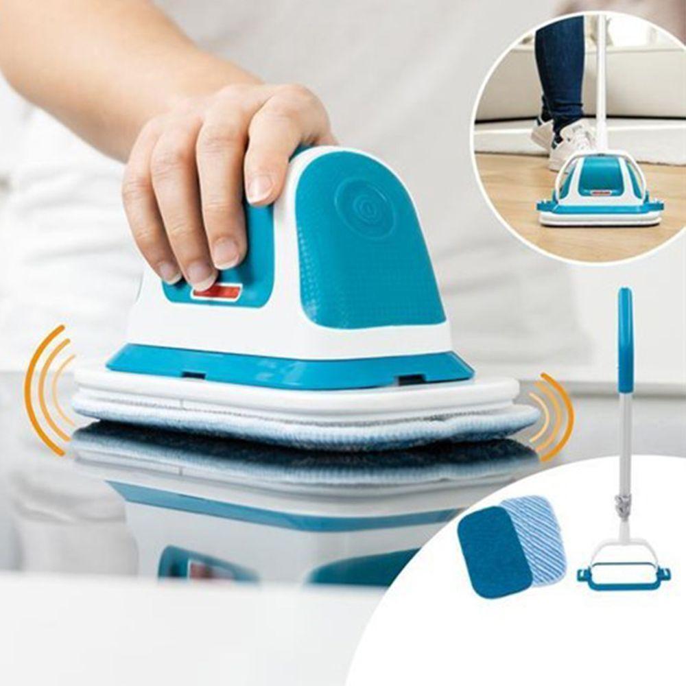 Escova Limpeza 2 Em 1 Eletrica Sem Fio Retratil Esfrega Poli Limpa Vidros Janelas Chao - 5