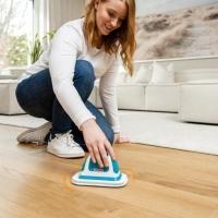 Escova Limpeza 2 Em 1 Eletrica Sem Fio Retratil Esfrega Poli Limpa Vidros Janelas Chao - 8