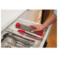 Escorredor Esteira Cozinha Louça Pia Cuba Extensivo Inox Silicone Compacto Flexivel Multiuso Pratico - 2