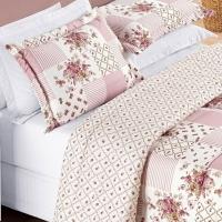 Kit Edredom Dupla Face Super King Bouti 03 Peças - Rosa Matura - 3