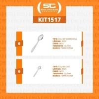 Conjunto Chá E Sobremesa Laguna 12 Peças Luxo Totalmente Em Aço Inox Itop - Tramontina - 3