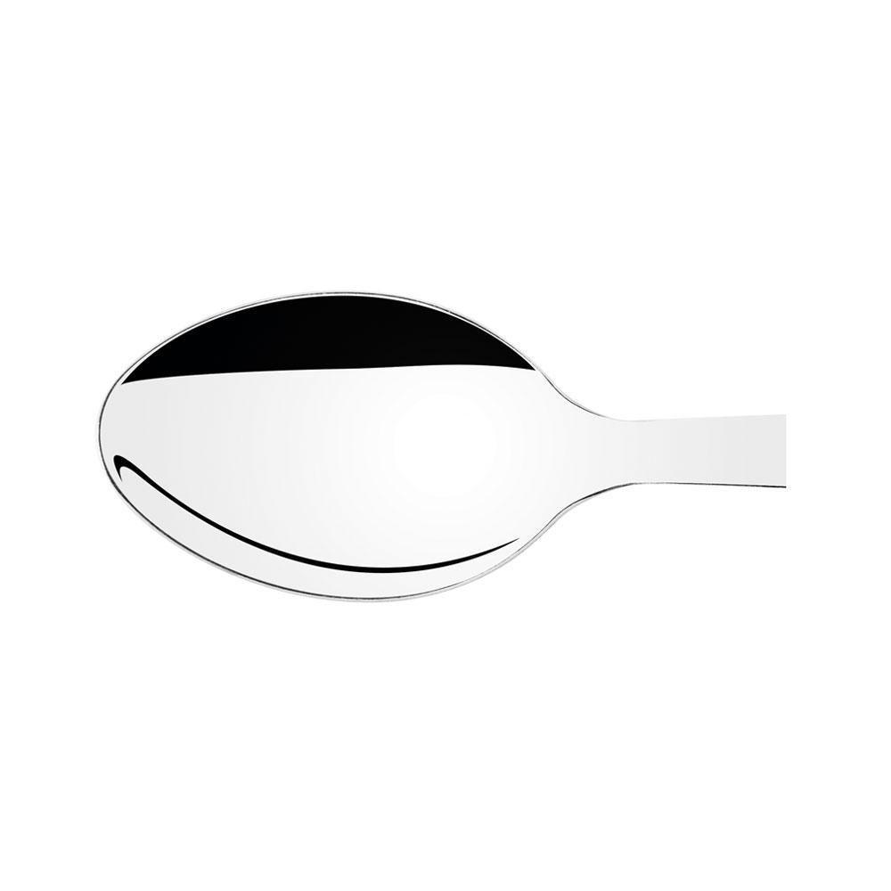 Kit - 24 Colheres De Sobremesa Leme Com Lâmina Em Aço Inox Cabo Preto Cspbag - Tramontina - 2