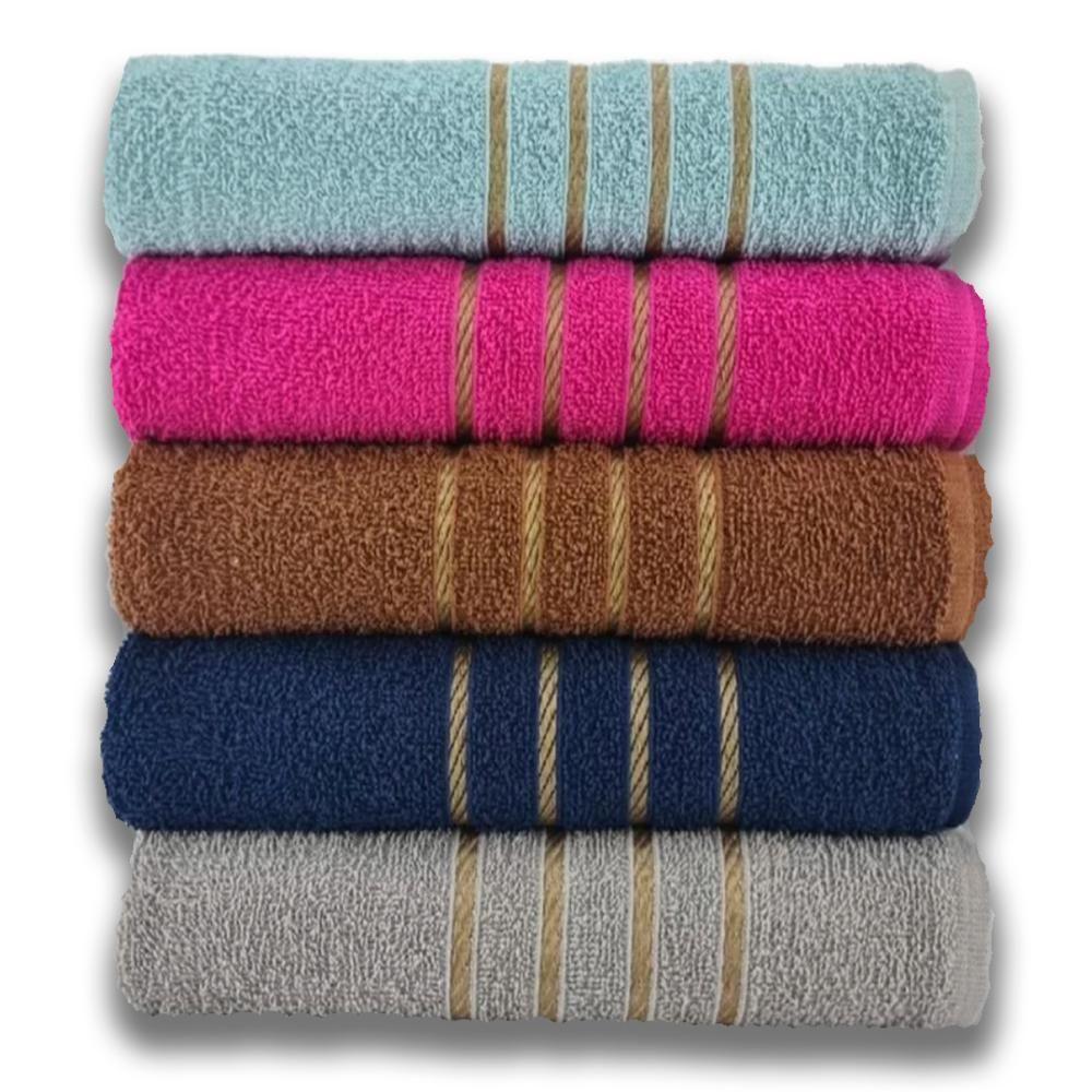 Kit 5 Toalhas De Banho Grossas Banhão 70 X 140 Montreal Beca Alta Absorção - 1