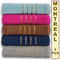 Kit 5 Toalhas De Banho Grossas Banhão 70 X 140 Montreal Beca Alta Absorção - 2