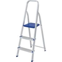 Escada De Alumínio 3 Degraus Tesoura Capacidade 120 Kg Mor - 5