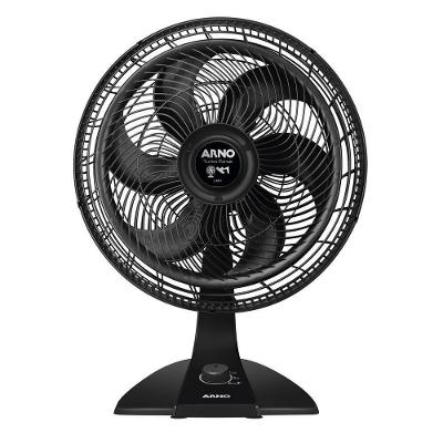 Ventilador de Mesa 2 em 1 Arno 40cm 6 Pás 3 Velocidades Preto 110V
