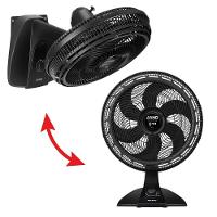 Ventilador De Mesa 2 Em 1 Arno 40cm Vf42 Turbo Force Preto 127v - 2