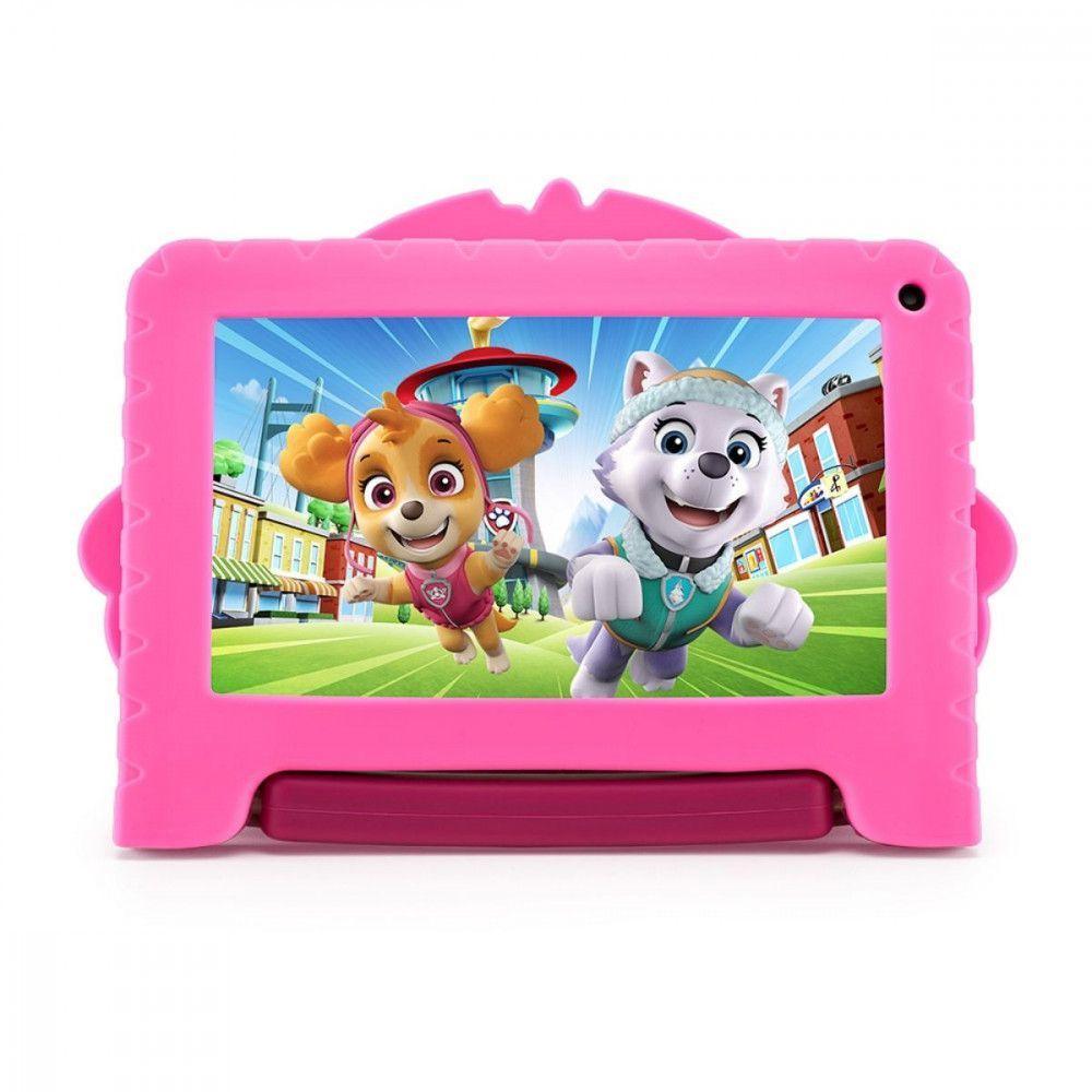 Tablet Multi Patrulha Canina Skye 7 4gb Ram 64gb Nb422 Rosa Bivolt - 1