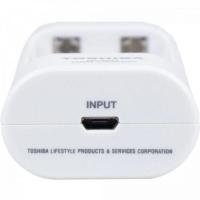 Carregador De Pilha Usb P/2 Pilhas Aa/Aaa Min.2.000 Mah C/2