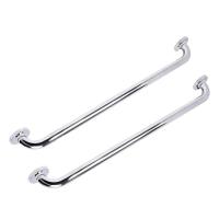 Alça Barra De Apoio Aço Inox Kit 2 Uni Suporte 70cm Box Banheiro Acessibilidade Gestante Idoso - 1