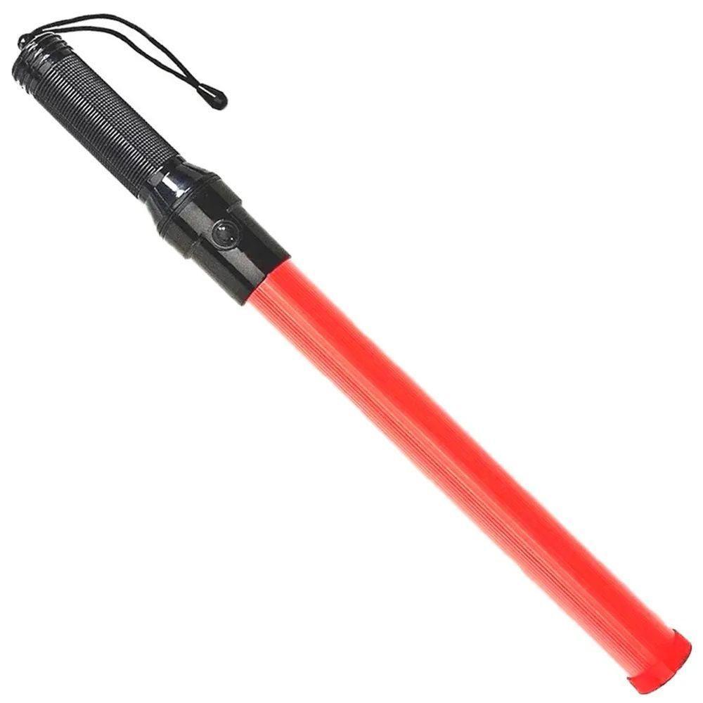 Bastao Sinalizador Kit 40 Uni Fluorescente Transito Manobrista Engarrafamento Rua Estrada Obra Sinal - 4