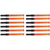 Bastao Sinalizador Kit 12 Unidades Fluorescente Transito Estacionamento Aeroporto Estrada Sinalizaça - 1