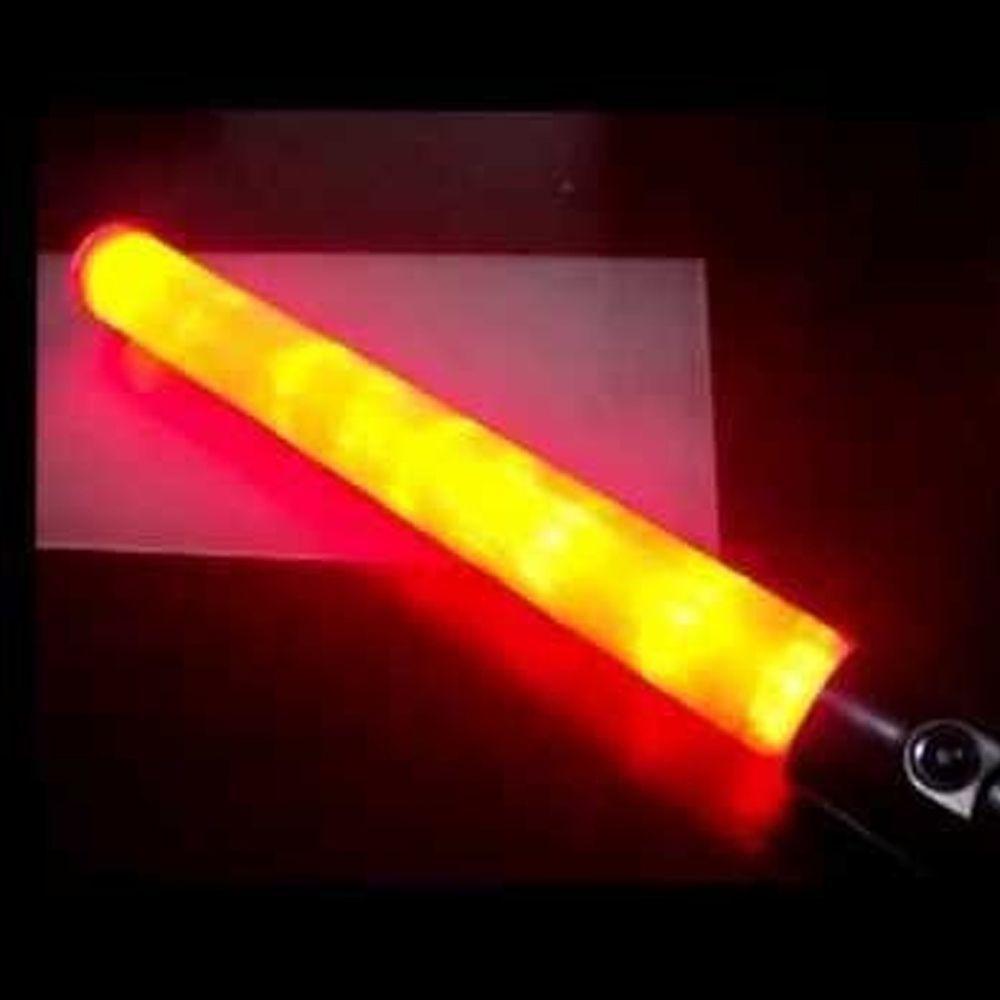 Bastao Sinalizador Kit 20 Uni Fluorescente Transito Manobrista Engarrafamento Iluminaçao Estrada Rua - 8