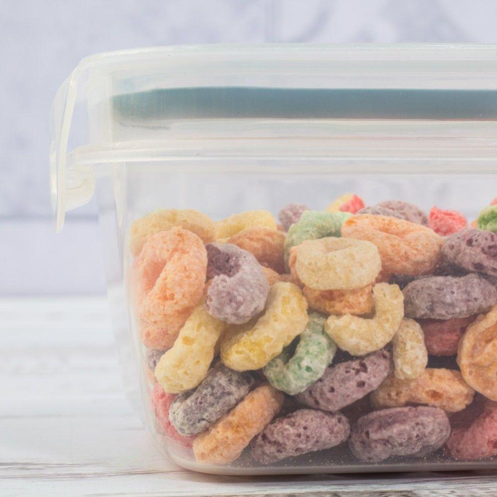 Porta Mantimento Hermético Trava Mais Retangular 1,9l- Plasútil - 3