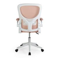 Kit 2 Cadeiras De Escritório Giratória Mônaco Com Relax E Regulagem De Altura - Rosa - 5