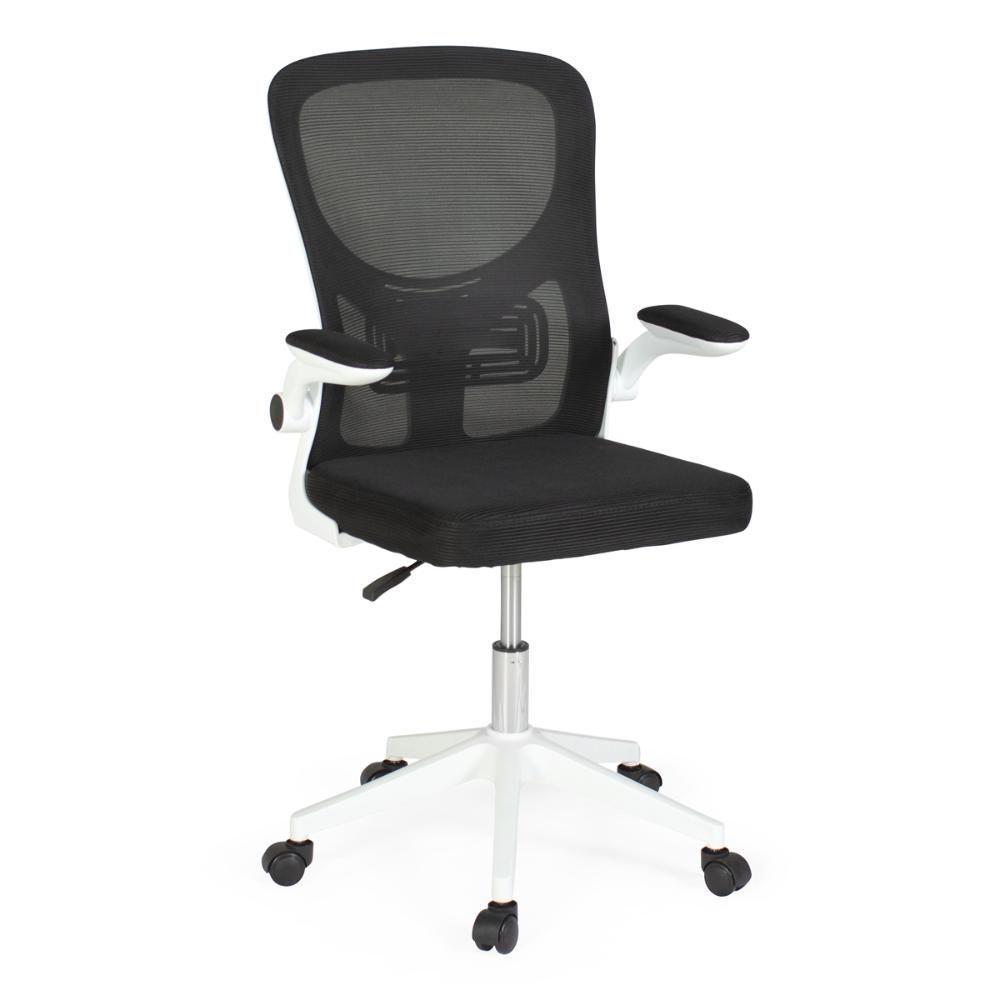 Kit 2 Cadeiras De Escritório Giratória Mônaco Com Relax E Regulagem De Altura - Preto - 7