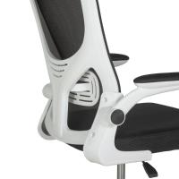 Kit 2 Cadeiras De Escritório Giratória Mônaco Com Relax E Regulagem De Altura - Preto - 5