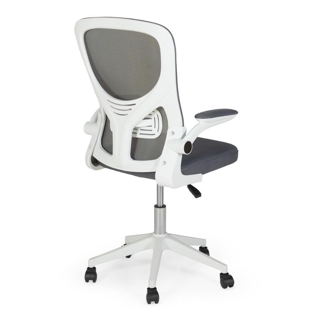 Kit 2 Cadeiras De Escritório Giratória Mônaco Com Relax E Regulagem De Altura - Cinza - 7