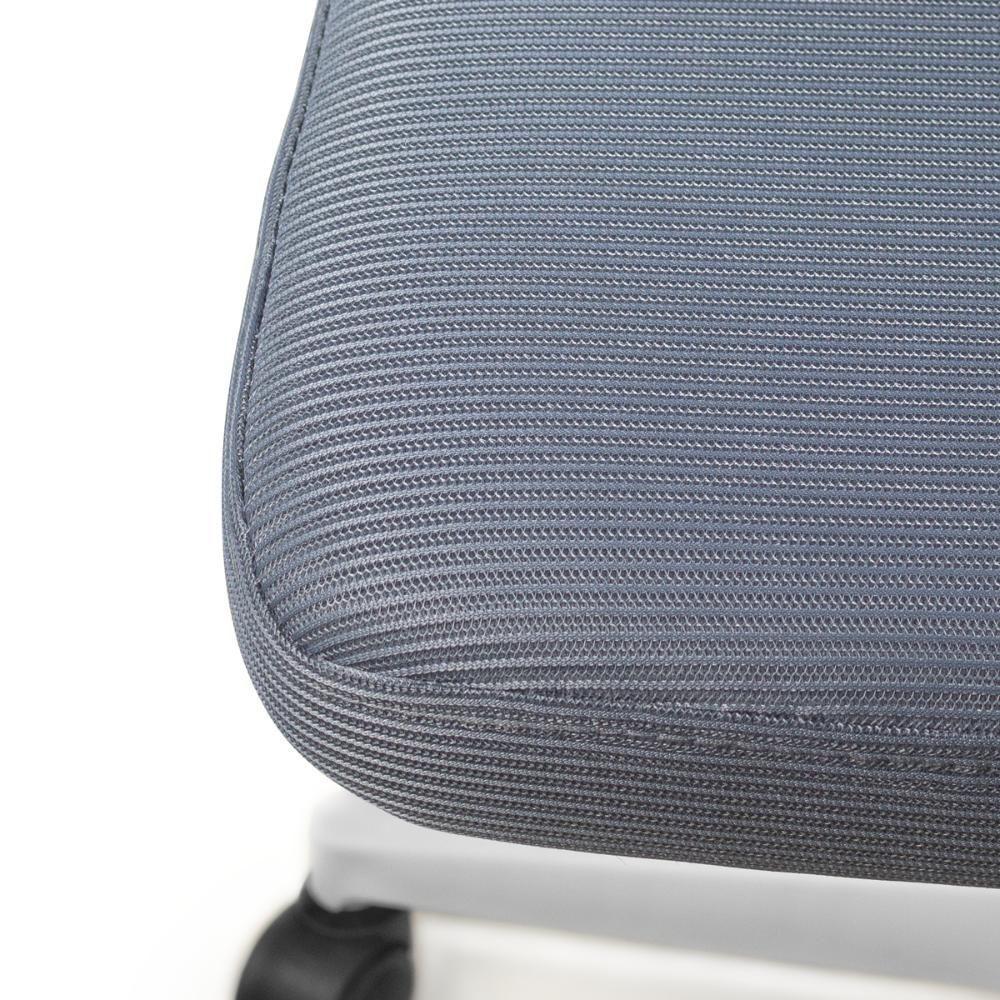 Kit 2 Cadeiras De Escritório Giratória Mônaco Com Relax E Regulagem De Altura - Cinza - 8