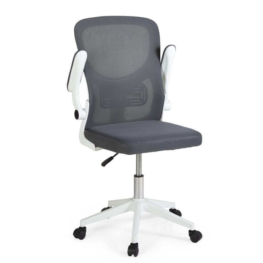 Kit 2 Cadeiras De Escritório Giratória Mônaco Com Relax E Regulagem De Altura - Cinza - 9