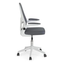 Kit 2 Cadeiras De Escritório Giratória Mônaco Com Relax E Regulagem De Altura - Cinza - 6