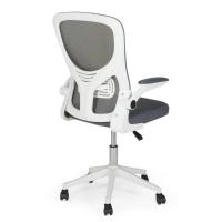 Kit 2 Cadeiras De Escritório Giratória Mônaco Com Relax E Regulagem De Altura - Cinza - 7