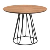 Conjunto Sala De Jantar Rubi Cinamono Com 4 Cadeiras Veneza No Couro Caramelo - 3