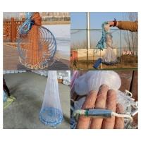 Rede Tarrafa Chinesa Disco 4 Metros Pescaria Pesca Peixe Malha 5 Multifilamento Mar Resistente - 6