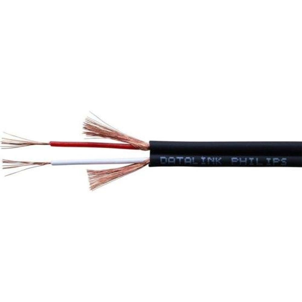 Cabo Paralelo Philips 2x0,20mm Preto Datalink - Rl - 100 - 1