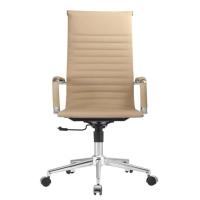 Kit 2 Cadeiras Giratória Alta Office Manhattan Esteirinha Fratini Revestida Em (pu) Fendi Base - 8