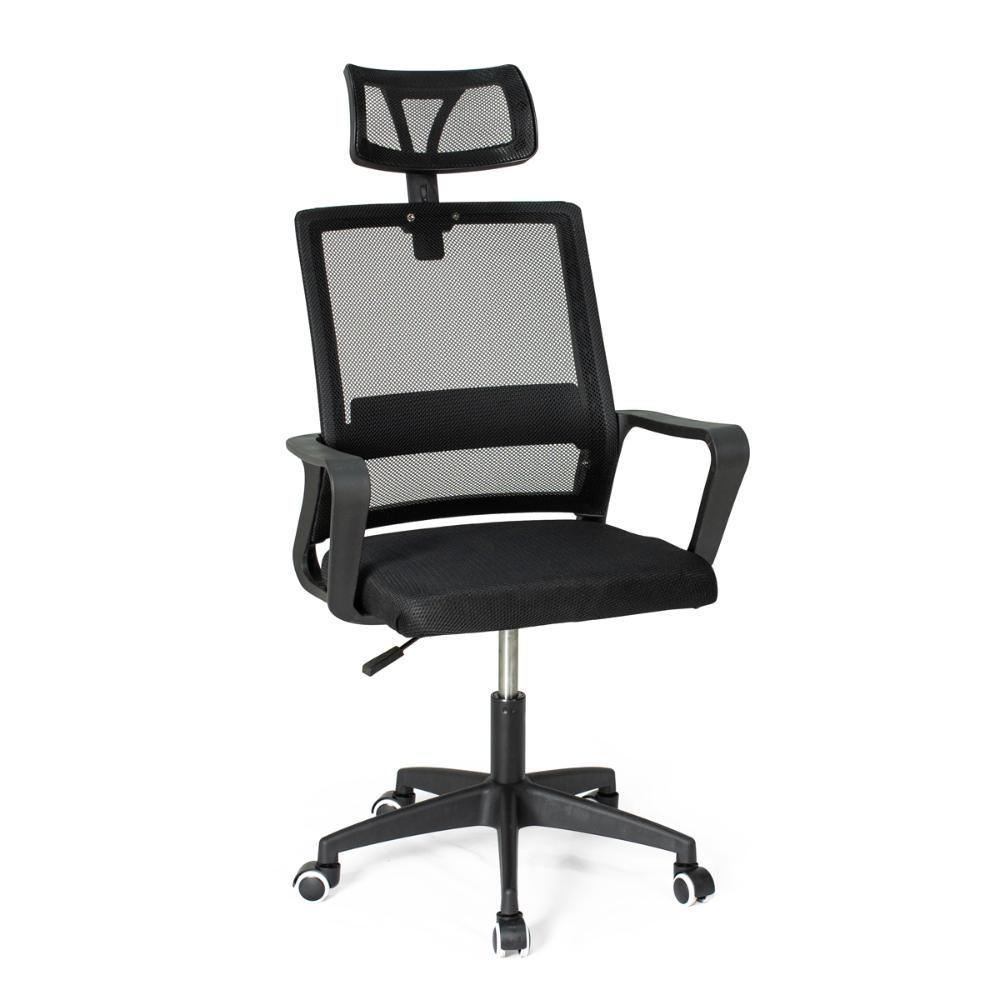 Kit 4 Cadeiras De Escritório Giratória Executiva Pro Com Regulagem De Altura - Preto - 1