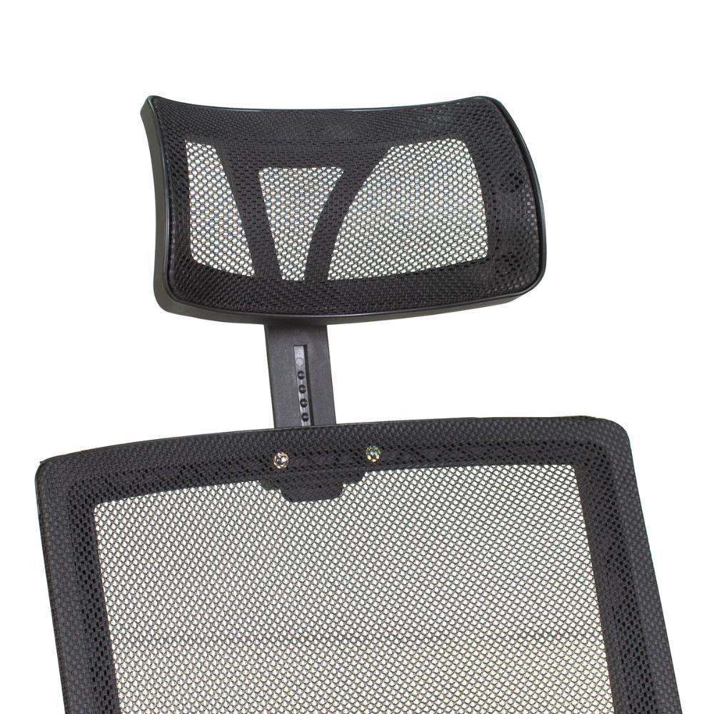 Kit 4 Cadeiras De Escritório Giratória Executiva Pro Com Regulagem De Altura - Preto - 7