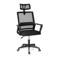 Kit 4 Cadeiras De Escritório Giratória Executiva Pro Com Regulagem De Altura - Preto - 1