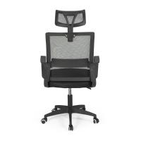 Kit 4 Cadeiras De Escritório Giratória Executiva Pro Com Regulagem De Altura - Preto - 6