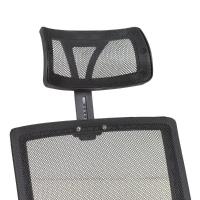 Kit 4 Cadeiras De Escritório Giratória Executiva Pro Com Regulagem De Altura - Preto - 7