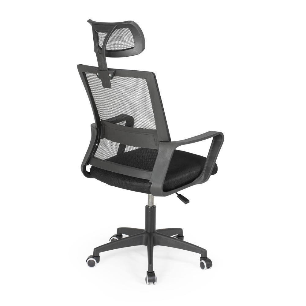 Kit 2 Cadeiras De Escritório Giratória Executiva Pro Com Regulagem De Altura - Preto - 5