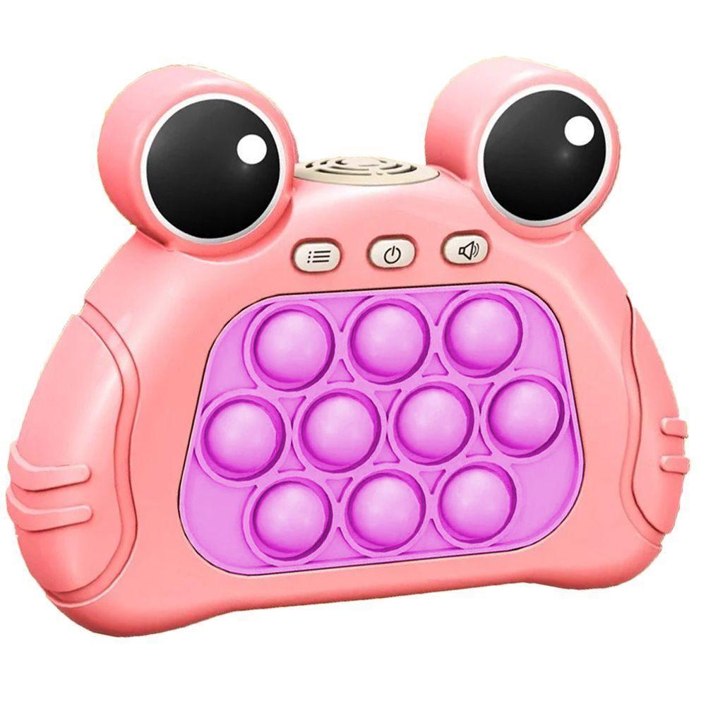 Pop It Mini Game Luzes Som Interativo Fidget Sapinho Criança 4 Modos Anti Estresse Relaxante - 1