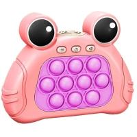 Pop It Mini Game Luzes Som Interativo Fidget Sapinho Criança 4 Modos Anti Estresse Relaxante - 1