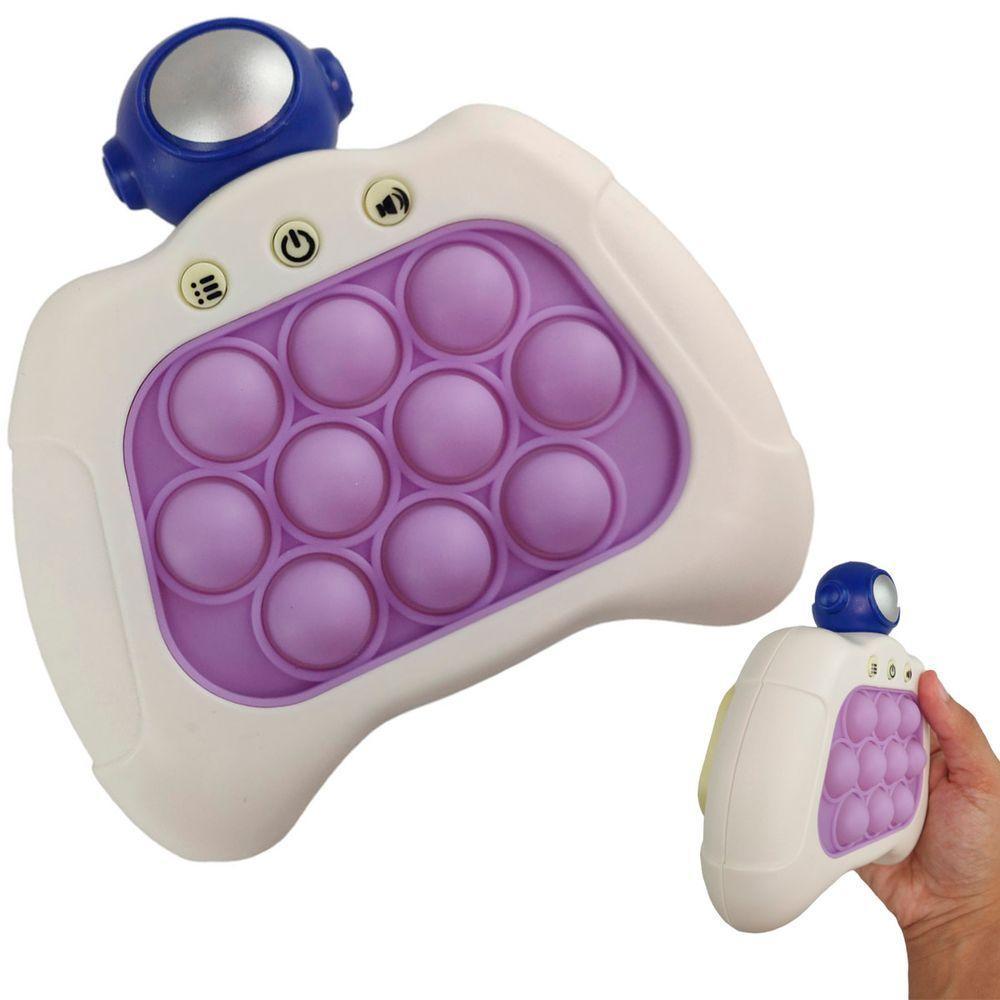 Pop It Mini Game Interativo 4 Modos Portatil Astronauta Jogo Luzes Som Anti Estresse Fidget Sensoria - 2