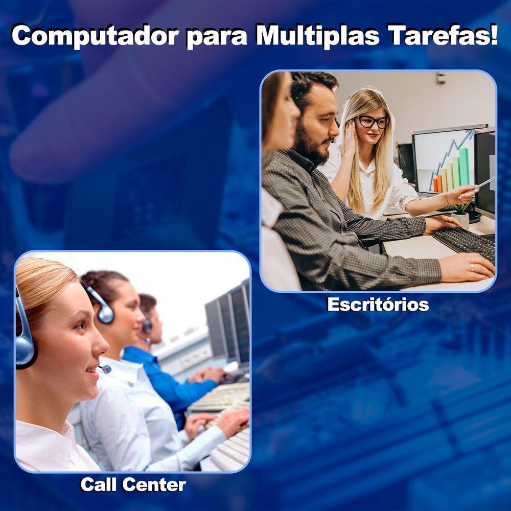 Computador Desktop, Intel Core I7 3º Geração, 8gb Ram, Hd Ssd 480gb, Hdmi, Windows 10 Pro 64 Bits - 4