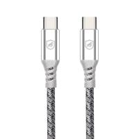 Cabo Dual Tech Pd 100w Tipo C / Tipo C - Branco - 1,8m - Gshield - 1