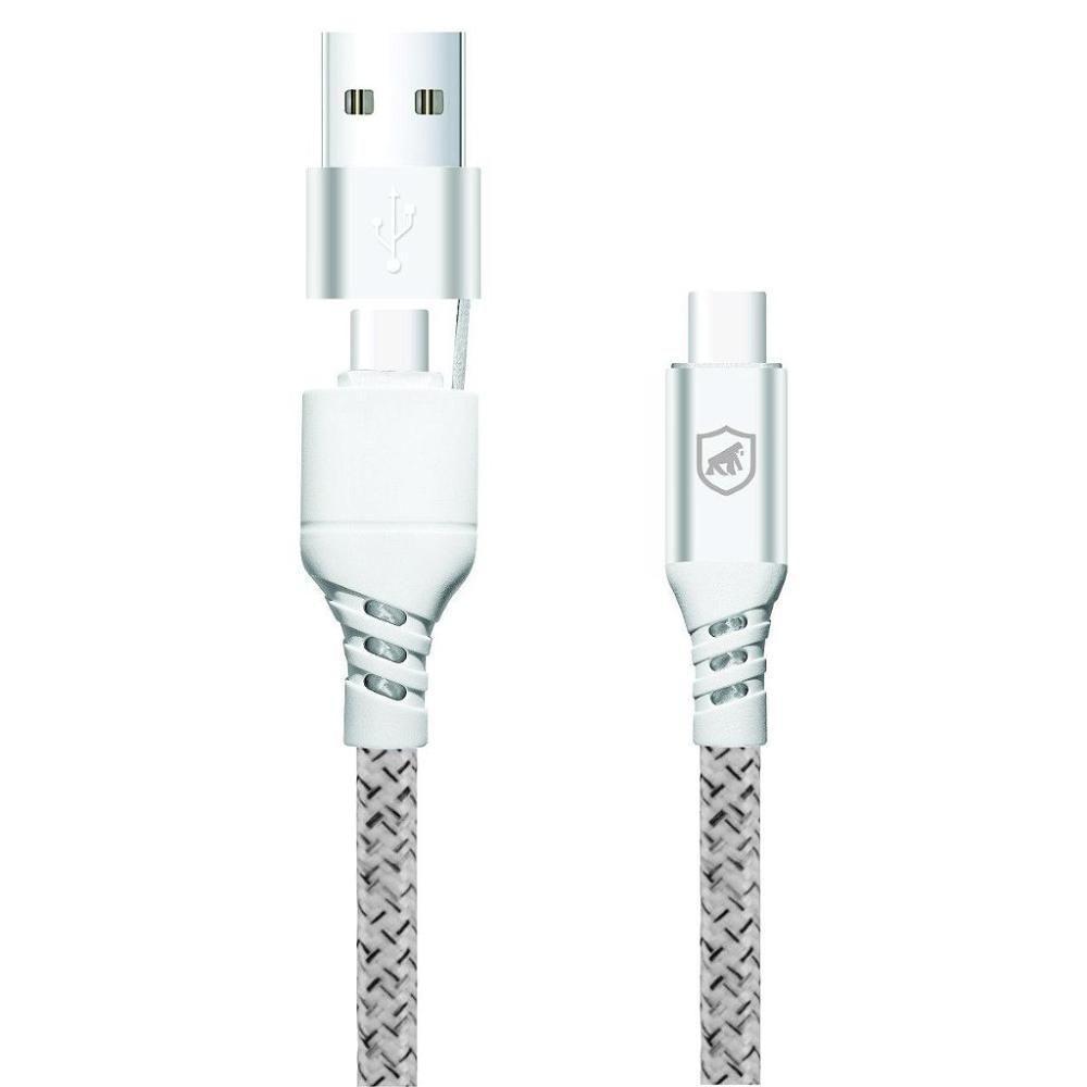 Cabo Thunder 65w 2 Em 1 Tipo C / Tipo C / Usb-a -1m- Gshield - 1