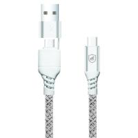 Cabo Thunder 65w 2 Em 1 Tipo C / Tipo C / Usb-a -1m- Gshield - 1