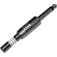 Plug P10 Mono Ninja Com Mola Em Latão Niquelado - 2