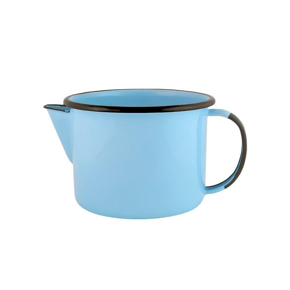 Caneca Com Bico Esmaltada Azul Claro 1 L Ewel - 1