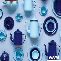 Caneca Com Bico Esmaltada Azul Claro 1 L Ewel - 2