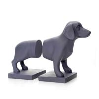 Aparador de Livros Em Resina Cinza Mate 21x27x12cm - 1