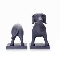 Aparador de Livros Em Resina Cinza Mate 21x27x12cm - 2